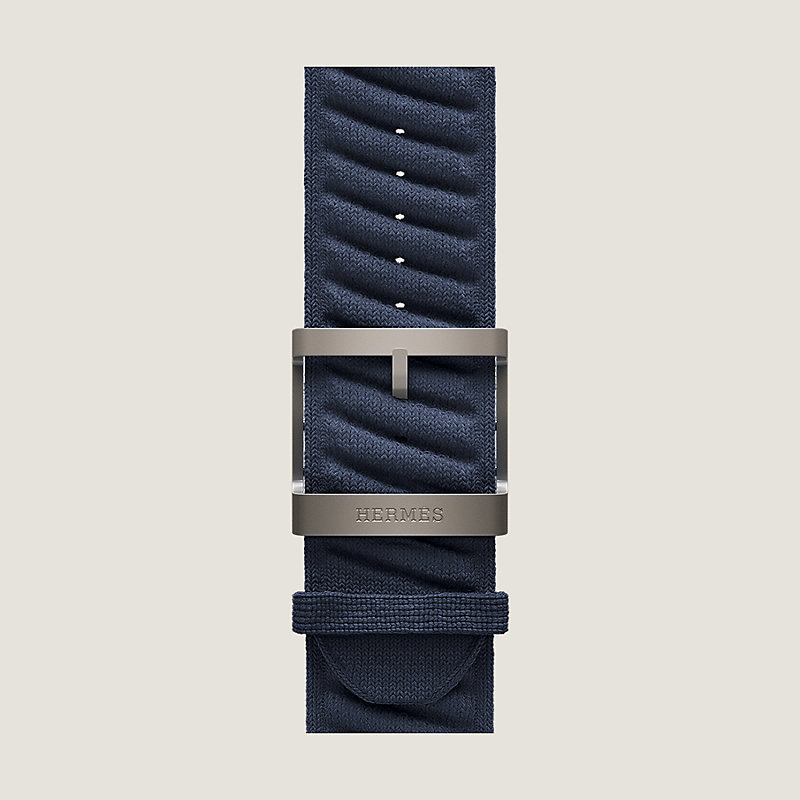 Armband Apple Watch Hermès Ultra Single Tour 49 mm En Mer | Hermès